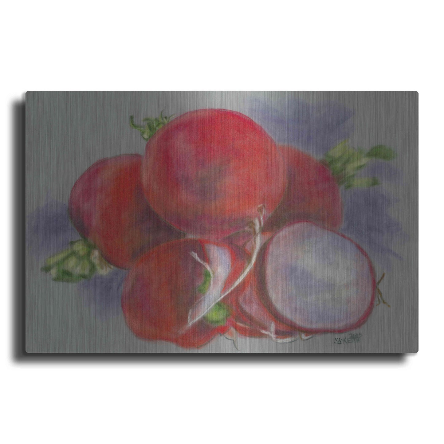 Luxe Metal Art 'Bunches' by Barbara Keith, Metal Wall Art