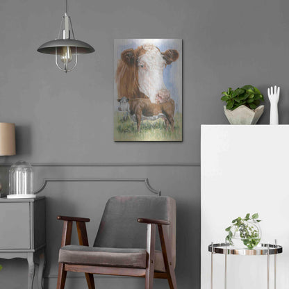 Luxe Metal Art 'Hereford' by Barbara Keith, Metal Wall Art,16x24