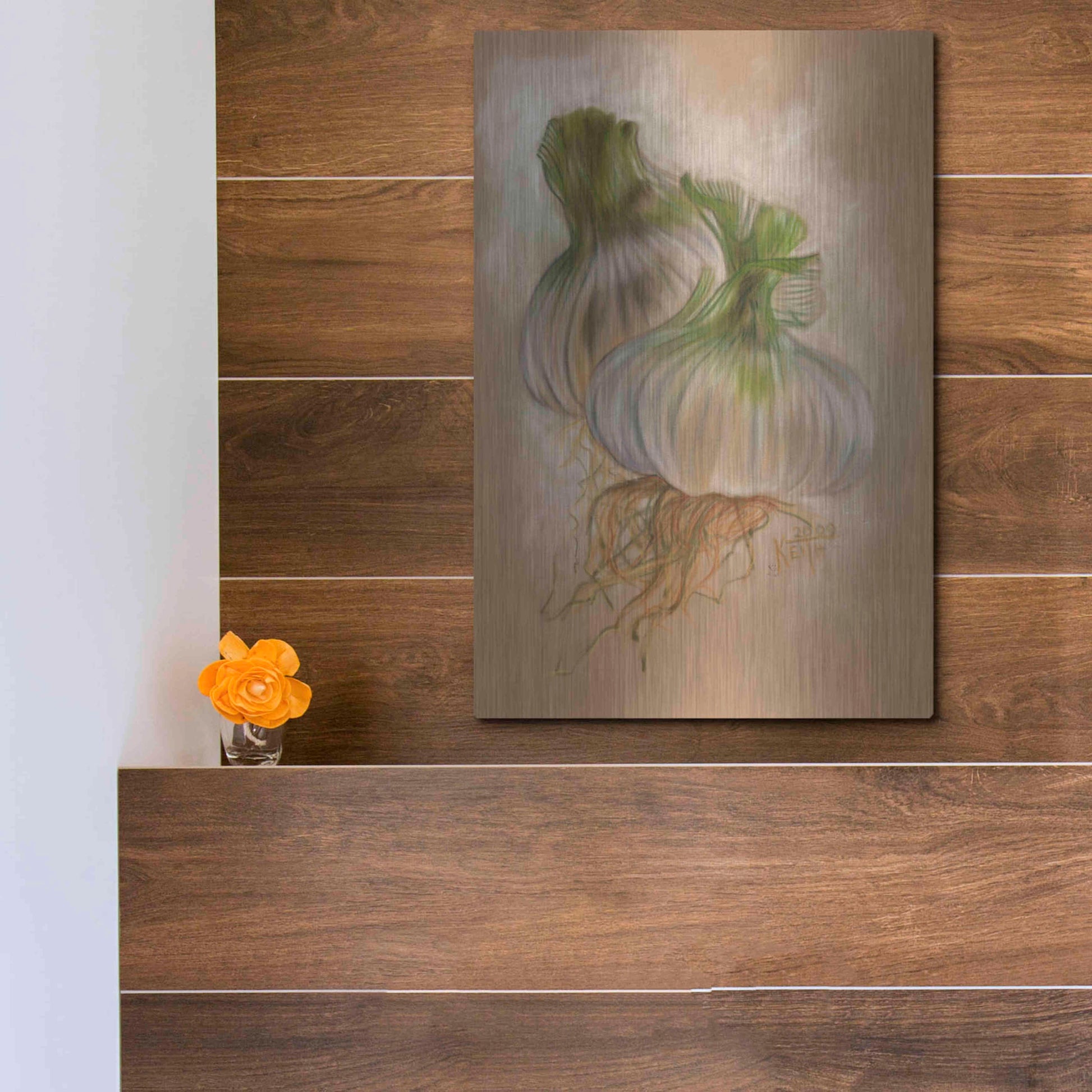 Luxe Metal Art 'Pequant' by Barbara Keith, Metal Wall Art,12x16