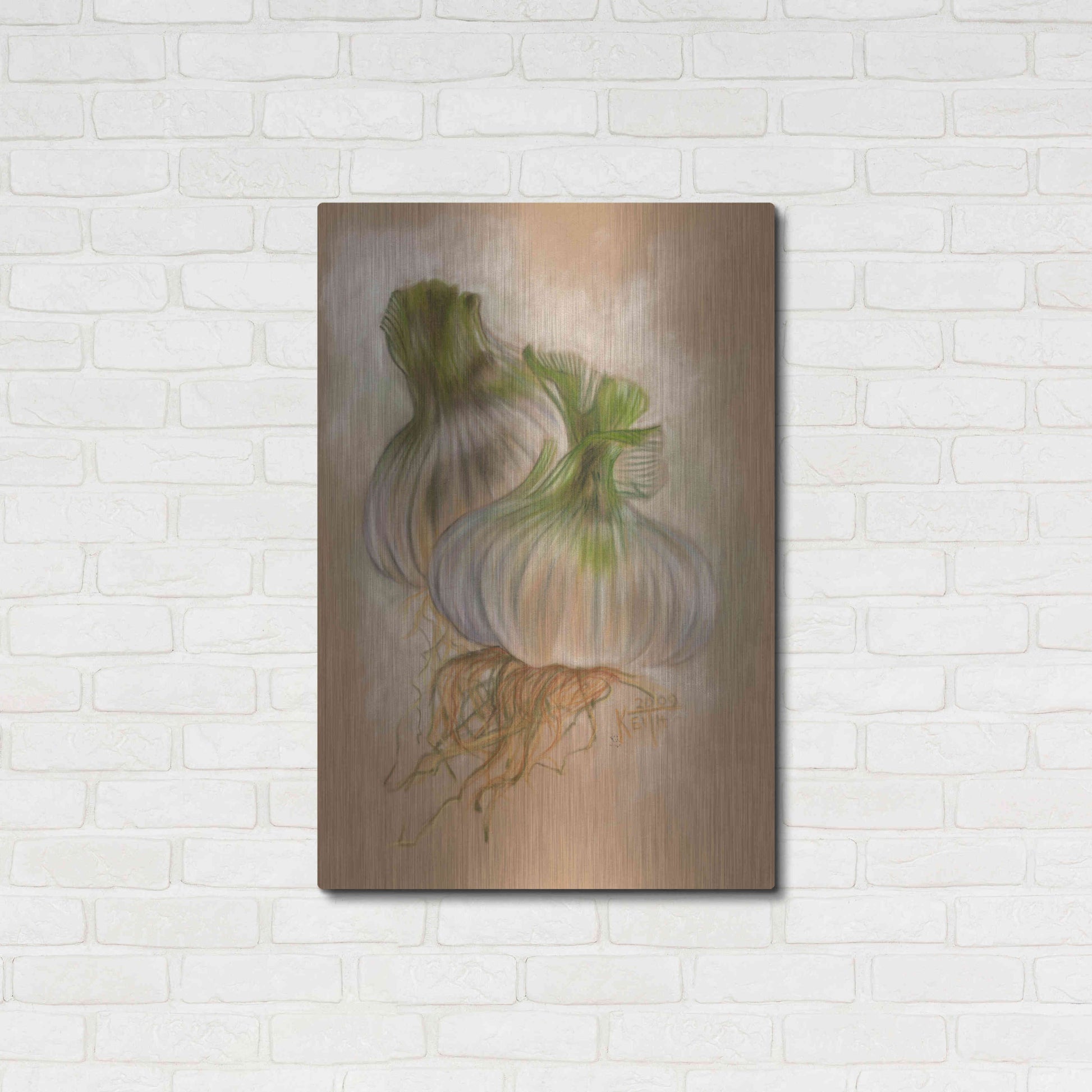 Luxe Metal Art 'Pequant' by Barbara Keith, Metal Wall Art,24x36