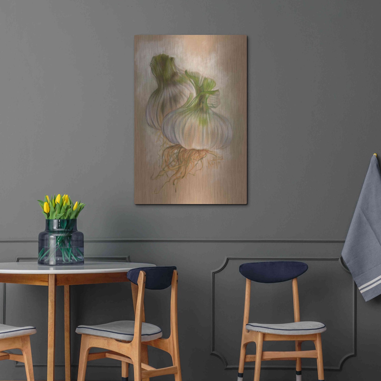 Luxe Metal Art 'Pequant' by Barbara Keith, Metal Wall Art,24x36