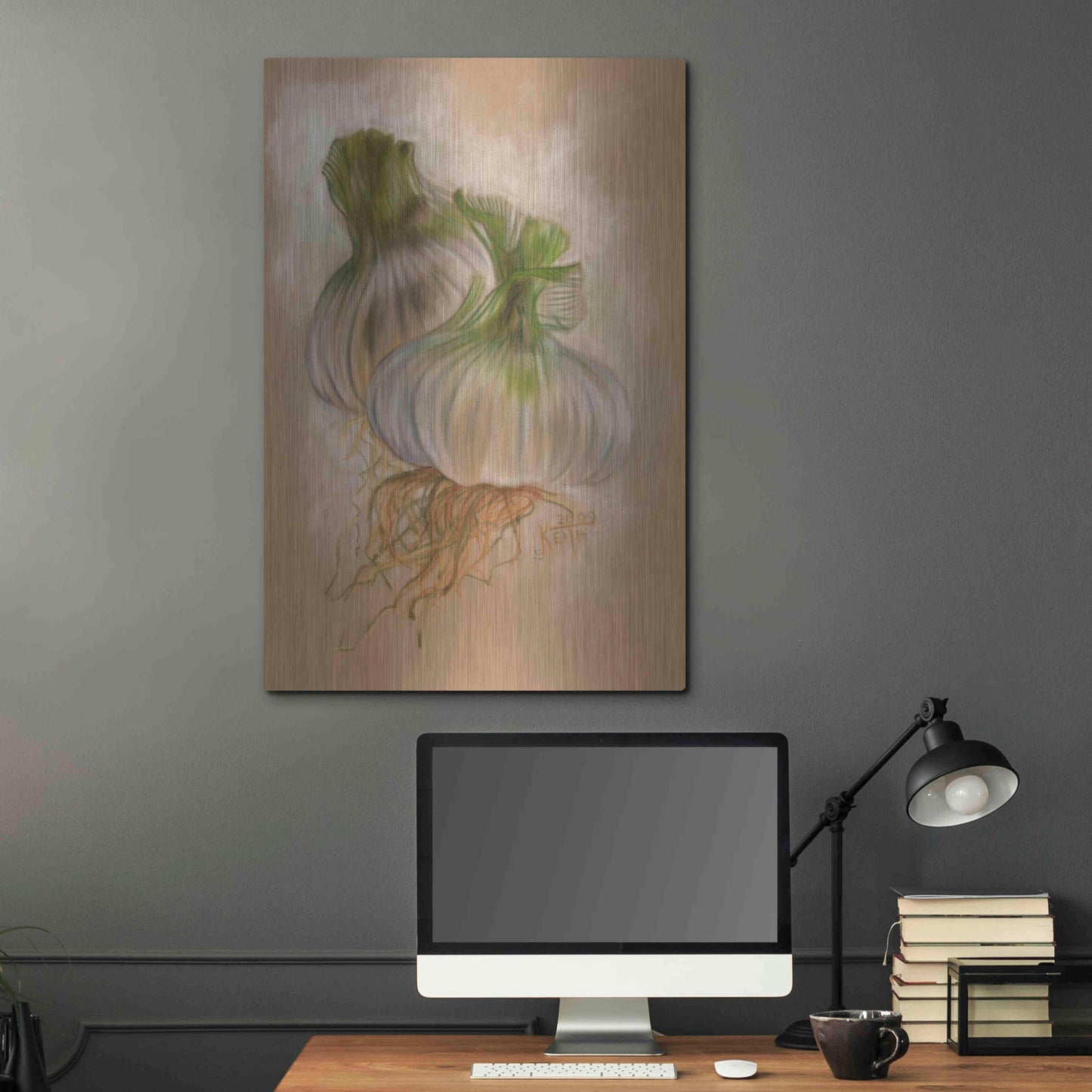 Luxe Metal Art 'Pequant' by Barbara Keith, Metal Wall Art,24x36