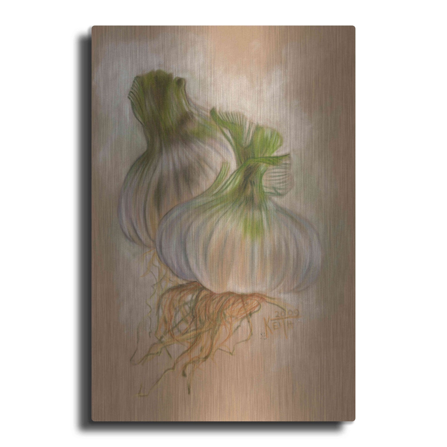 Luxe Metal Art 'Pequant' by Barbara Keith, Metal Wall Art