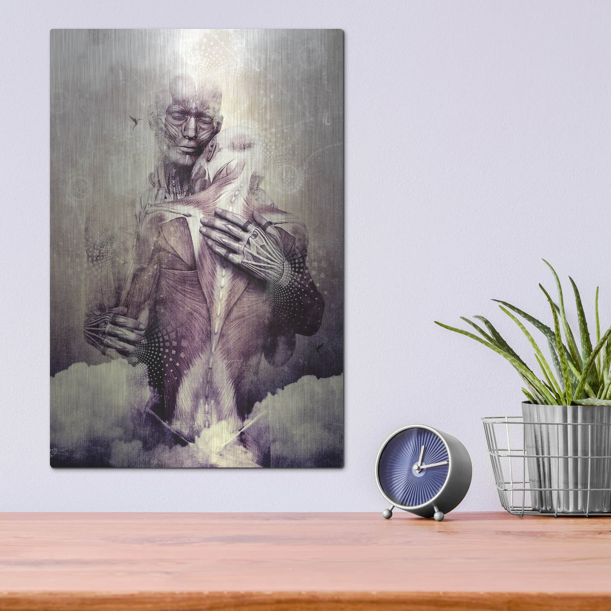 'If Only The Sky Would Disappear' by Cameron Gray – Metal Wall Art, 12x16 room view