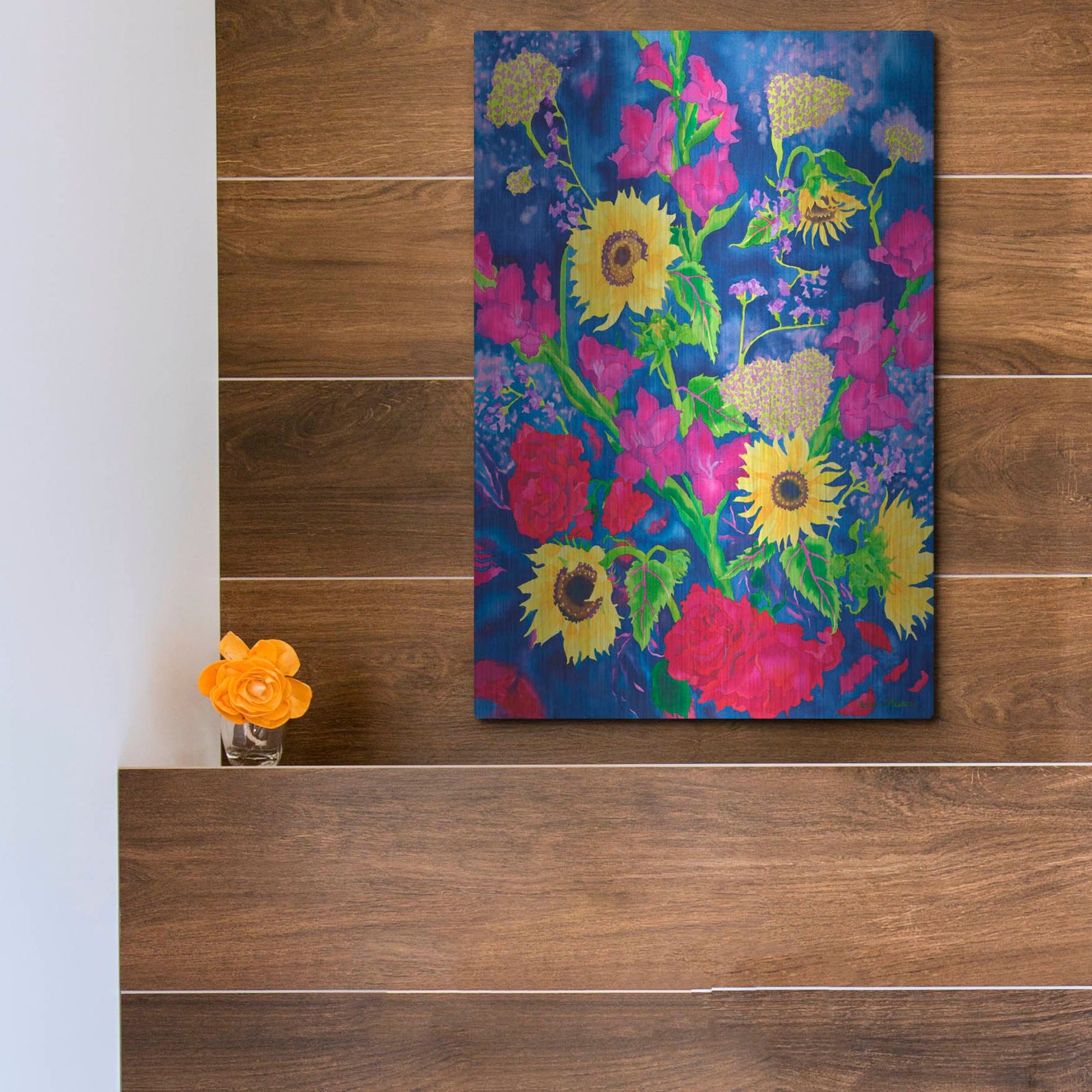 Luxe Metal Art 'Dream Time' by Carissa Luminess, Metal Wall Art,12x16