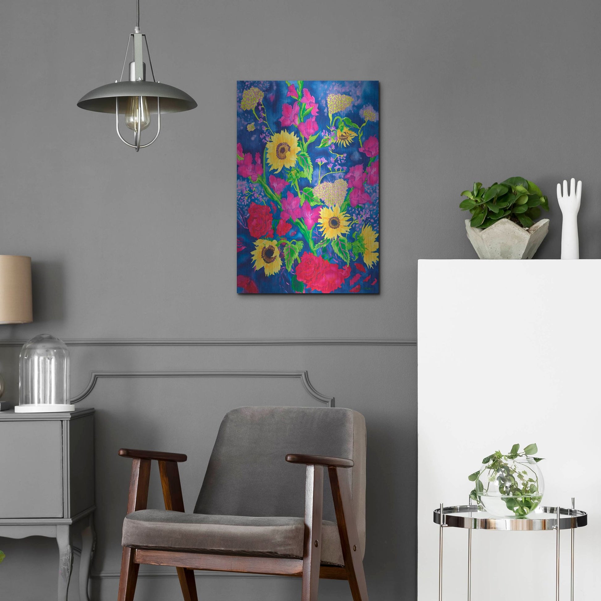 Luxe Metal Art 'Dream Time' by Carissa Luminess, Metal Wall Art,16x24