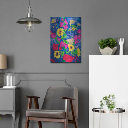 Luxe Metal Art 'Dream Time' by Carissa Luminess, Metal Wall Art,16x24