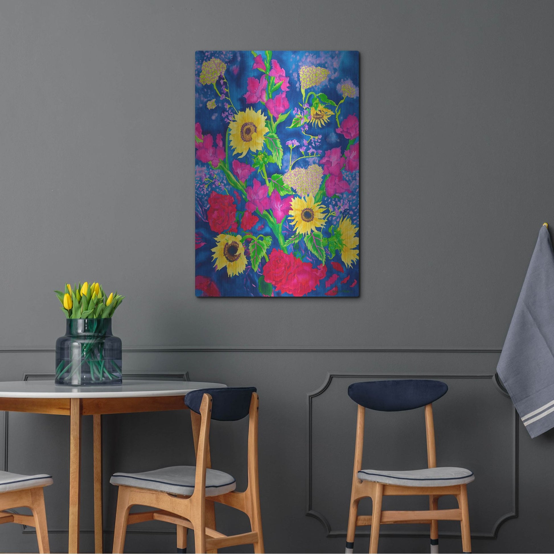 Luxe Metal Art 'Dream Time' by Carissa Luminess, Metal Wall Art,24x36