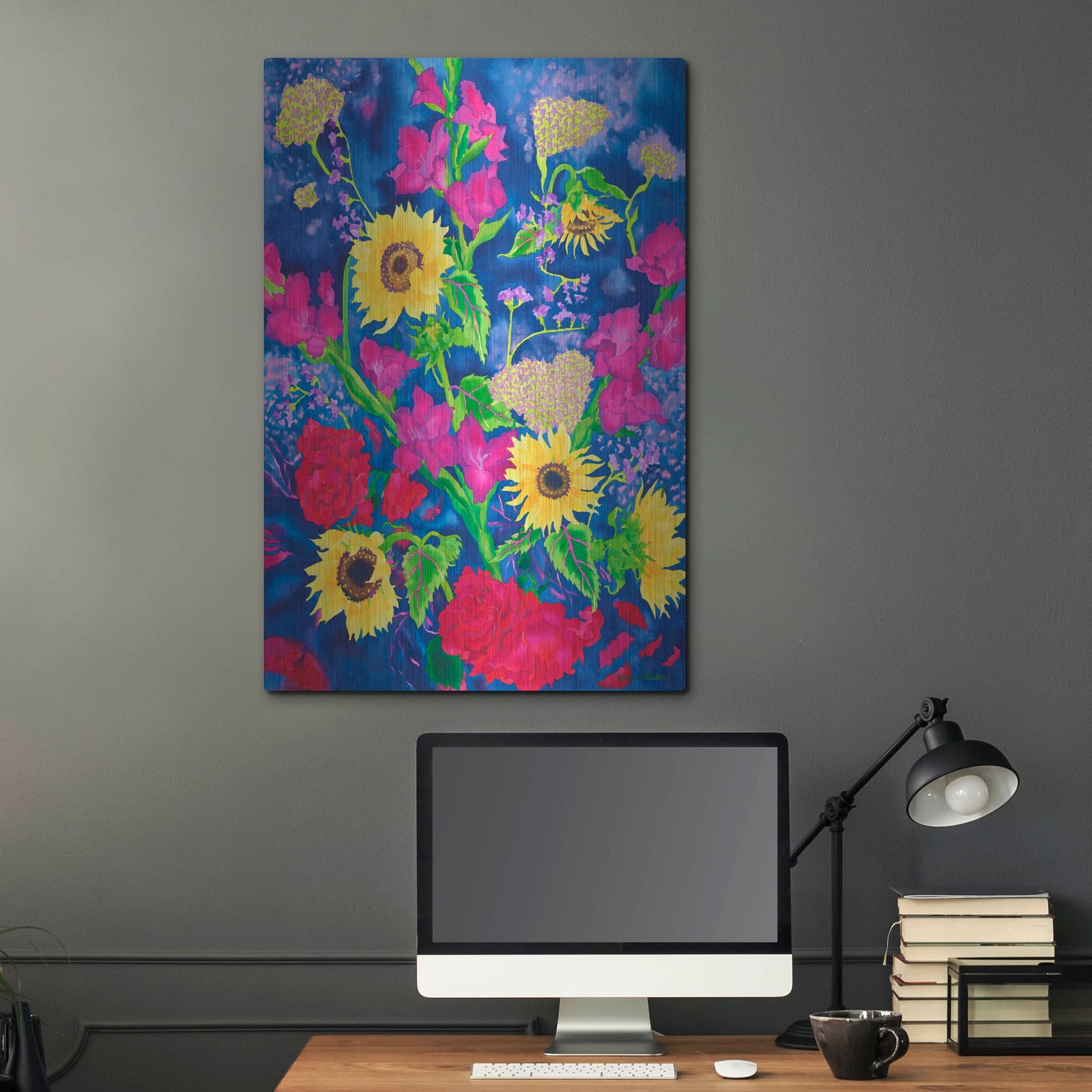 Luxe Metal Art 'Dream Time' by Carissa Luminess, Metal Wall Art,24x36