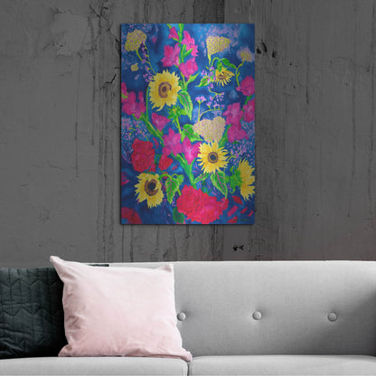 Luxe Metal Art 'Dream Time' by Carissa Luminess, Metal Wall Art,24x36