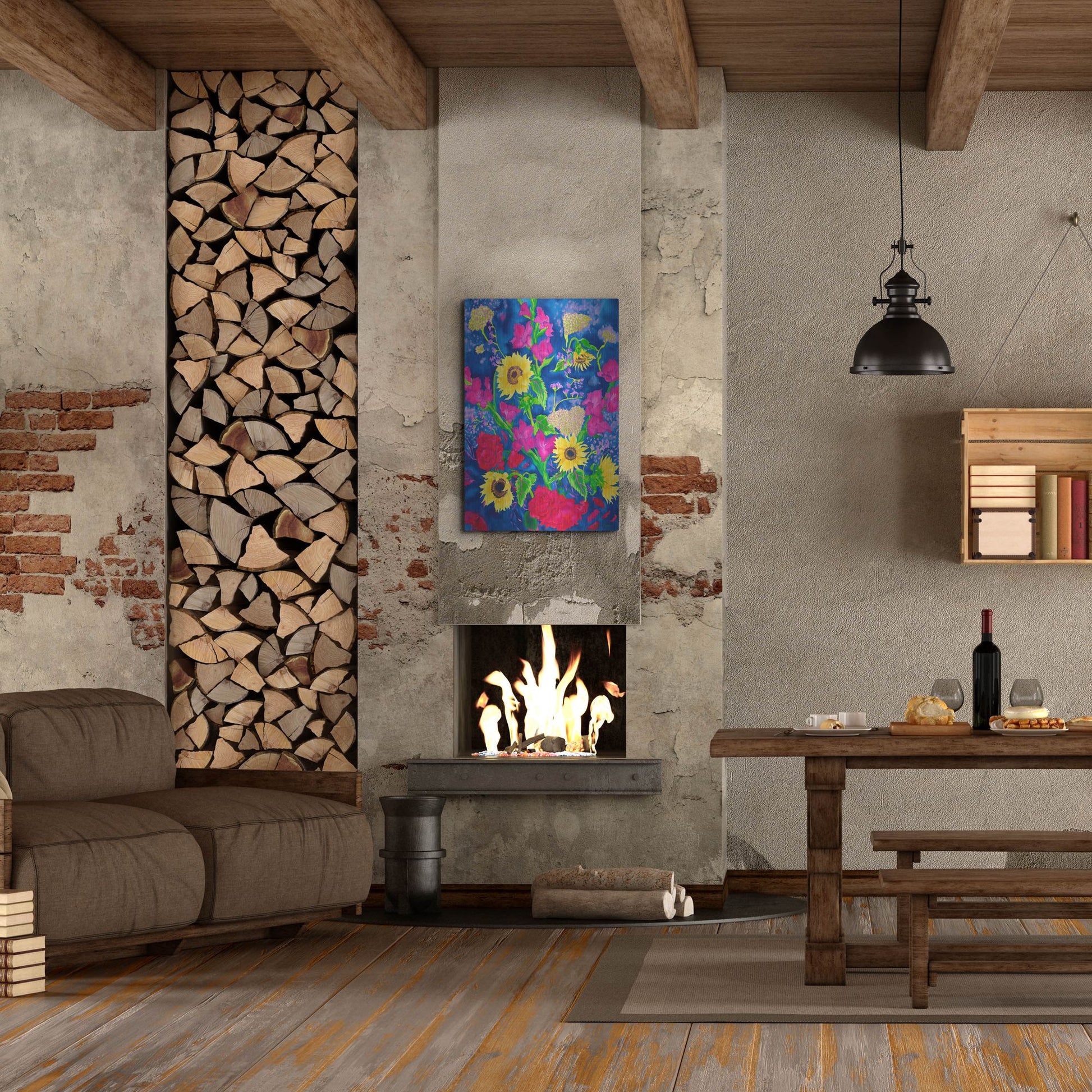 Luxe Metal Art 'Dream Time' by Carissa Luminess, Metal Wall Art,24x36