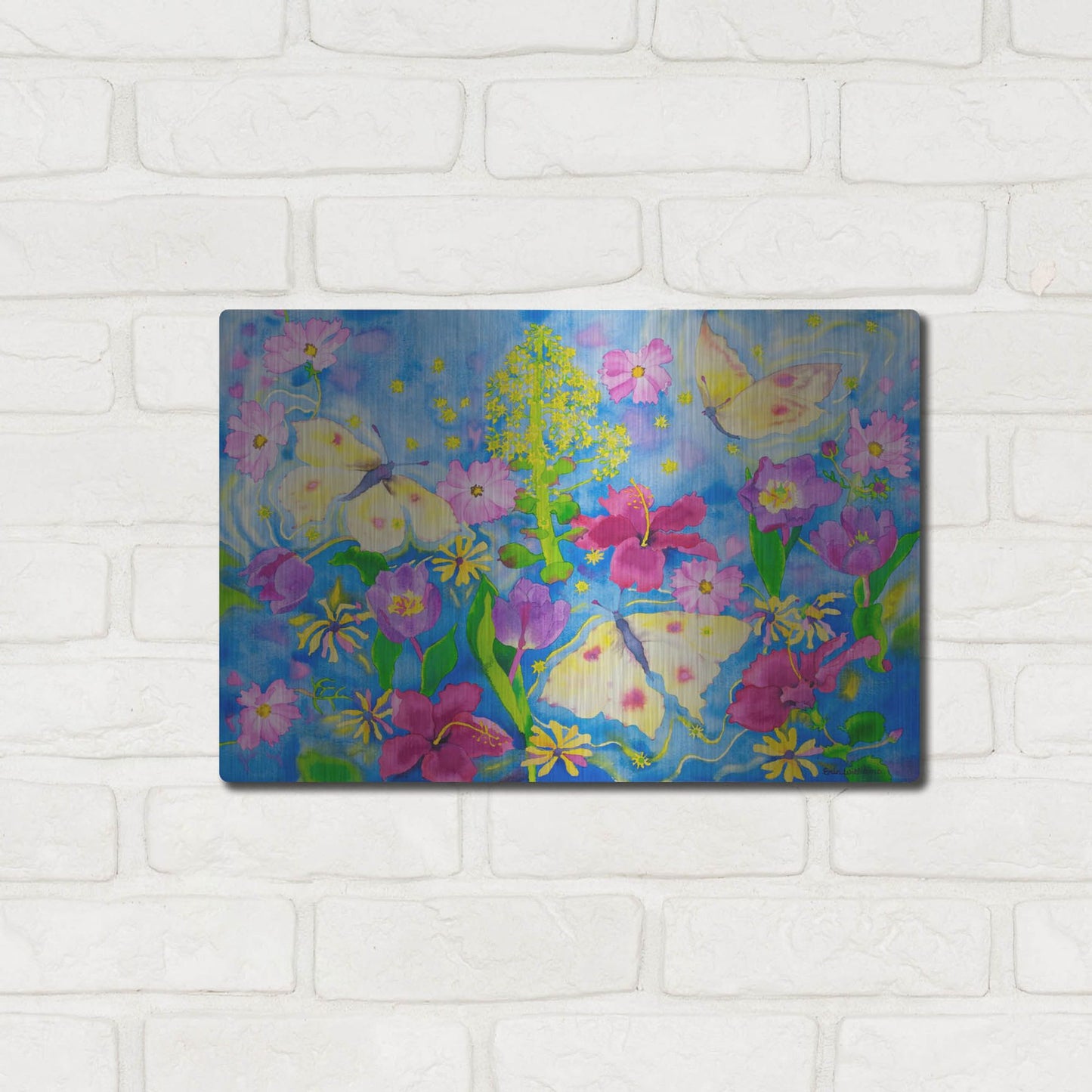 Luxe Metal Art 'Gates Of Grace' by Carissa Luminess, Metal Wall Art,16x12