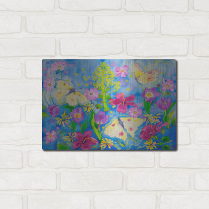 Luxe Metal Art 'Gates Of Grace' by Carissa Luminess, Metal Wall Art,16x12