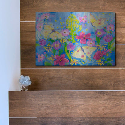 Luxe Metal Art 'Gates Of Grace' by Carissa Luminess, Metal Wall Art,16x12