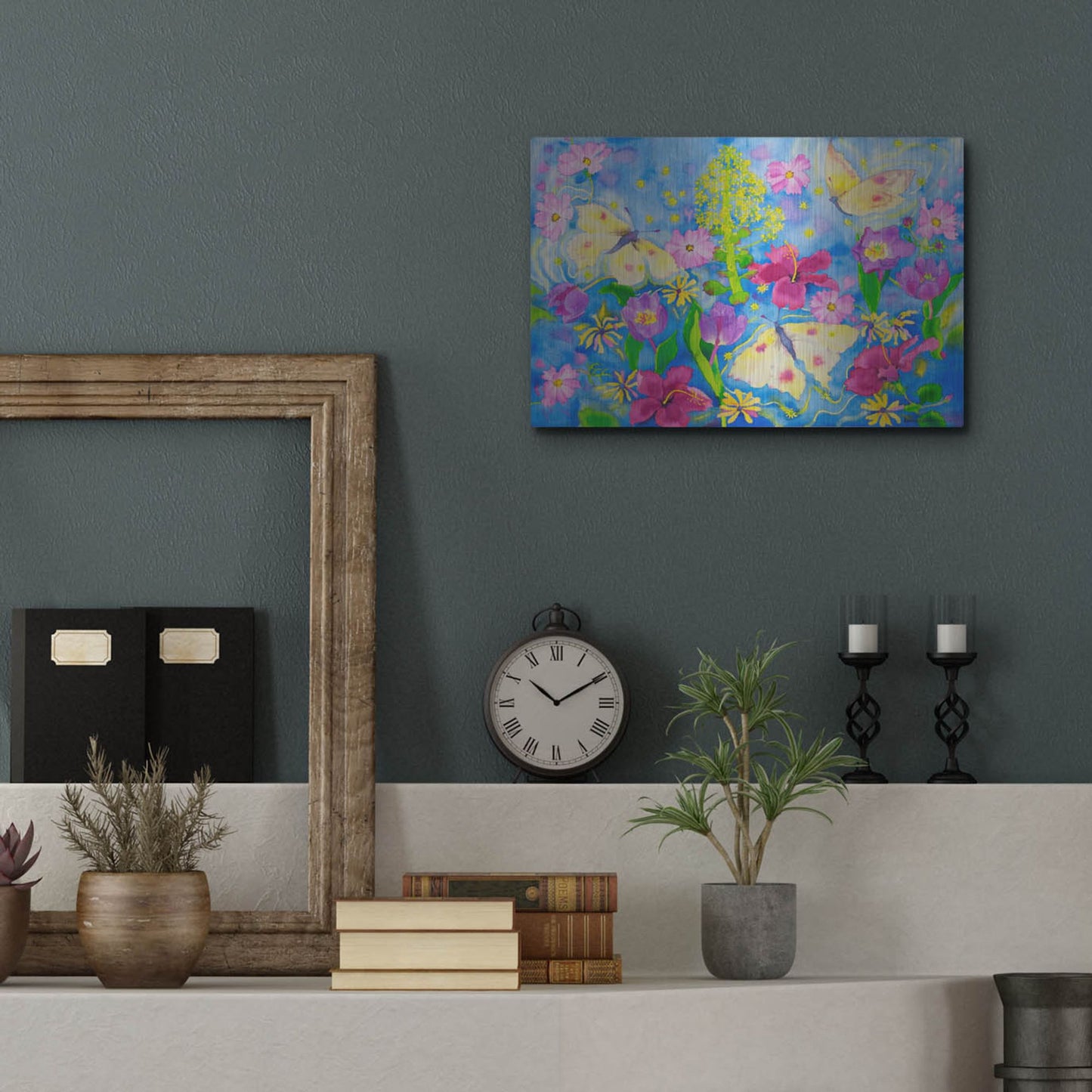 Luxe Metal Art 'Gates Of Grace' by Carissa Luminess, Metal Wall Art,16x12