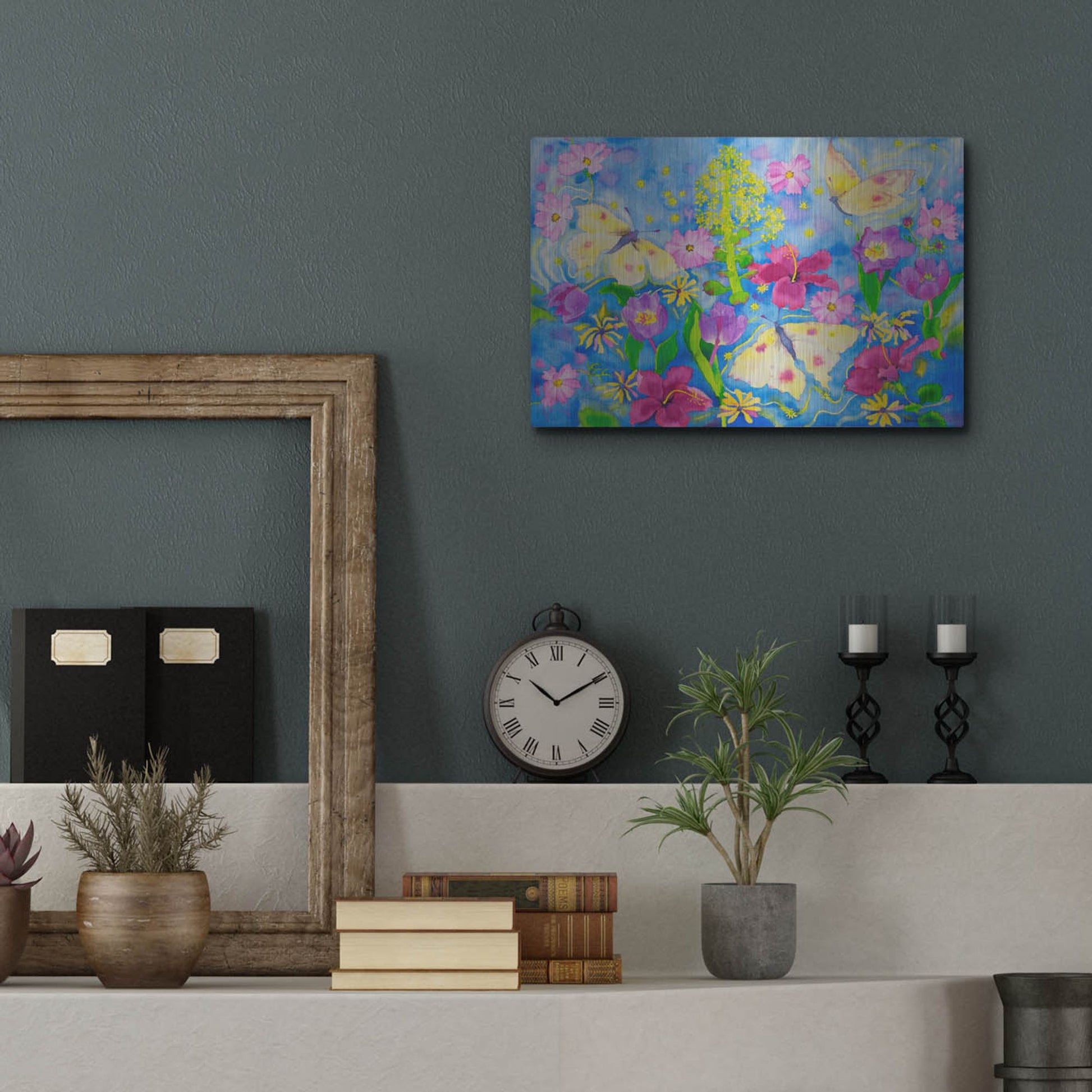 Luxe Metal Art 'Gates Of Grace' by Carissa Luminess, Metal Wall Art,16x12