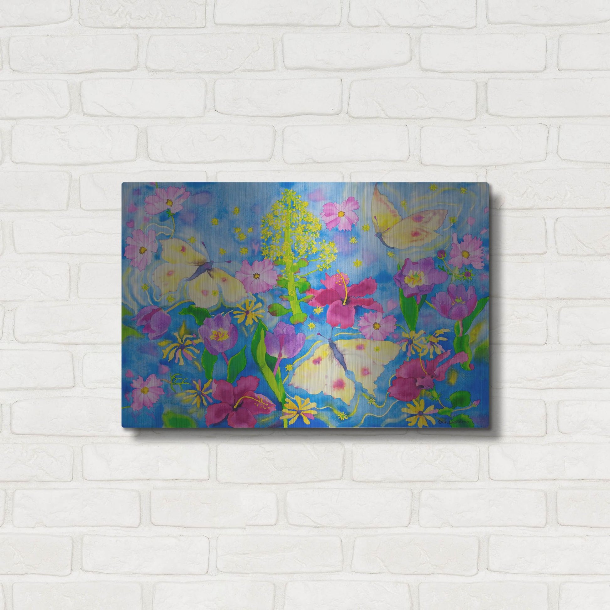 Luxe Metal Art 'Gates Of Grace' by Carissa Luminess, Metal Wall Art,24x16