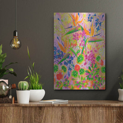 Luxe Metal Art 'Love Light' by Carissa Luminess, Metal Wall Art,12x16