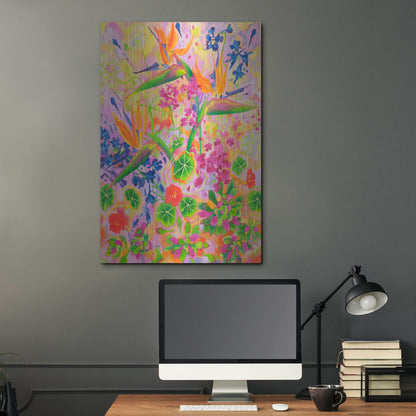 Luxe Metal Art 'Love Light' by Carissa Luminess, Metal Wall Art,24x36