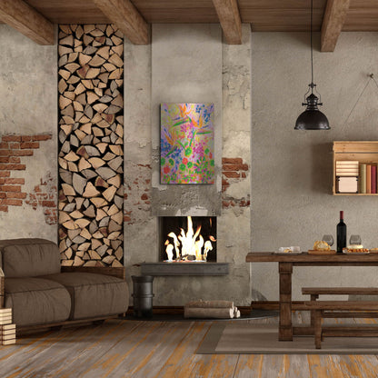 Luxe Metal Art 'Love Light' by Carissa Luminess, Metal Wall Art,24x36