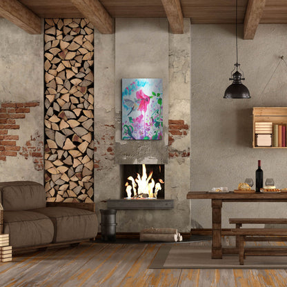 Luxe Metal Art 'Opening To Grace' by Carissa Luminess, Metal Wall Art,24x36