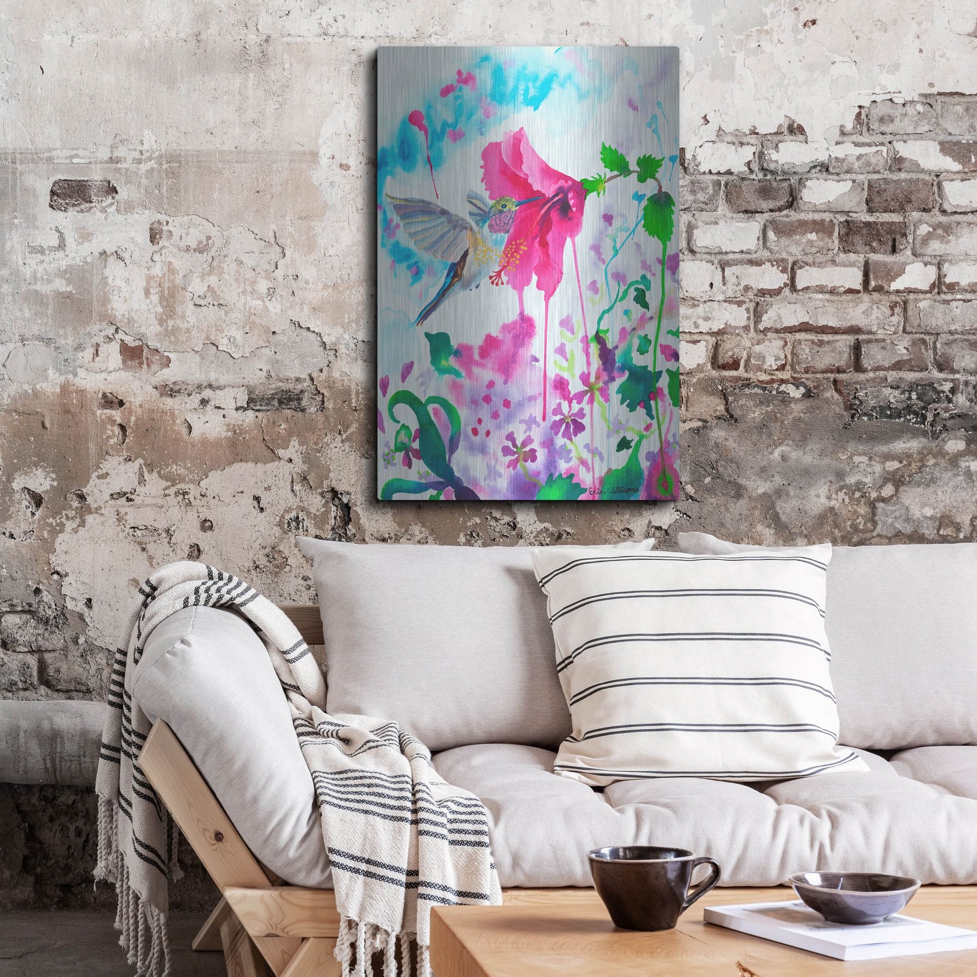 Luxe Metal Art 'Opening To Grace' by Carissa Luminess, Metal Wall Art,24x36