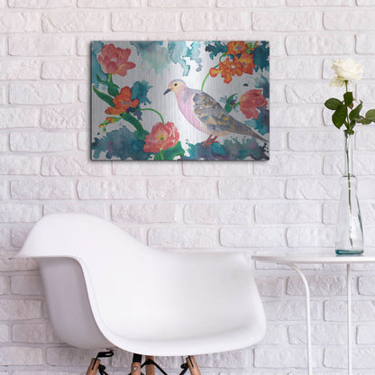 Luxe Metal Art 'Peace Dove' by Carissa Luminess, Metal Wall Art,24x16