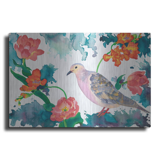 Luxe Metal Art 'Peace Dove' by Carissa Luminess, Metal Wall Art