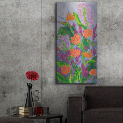 Luxe Metal Art 'Surrendering To Sweetness' by Carissa Luminess, Metal Wall Art,24x48