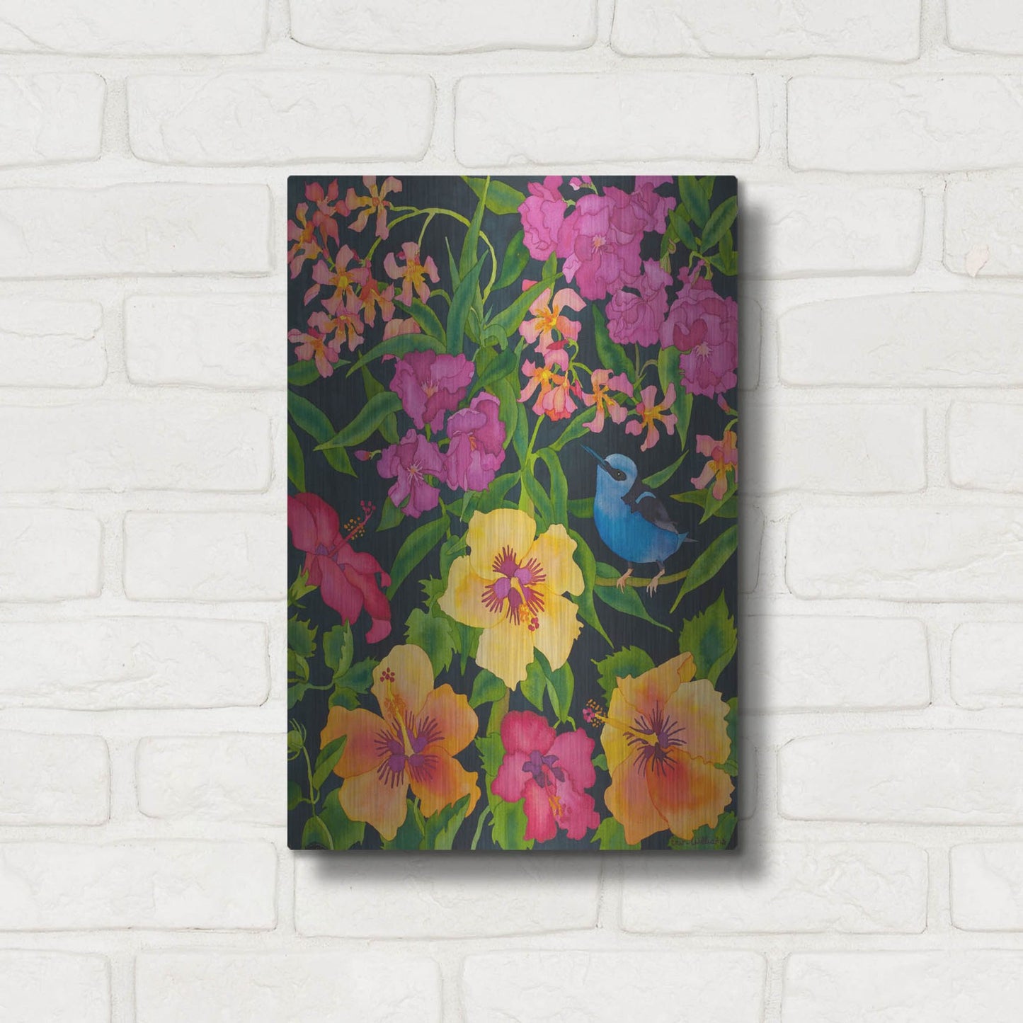 Luxe Metal Art 'Starlight Magic' by Carissa Luminess, Metal Wall Art,12x16