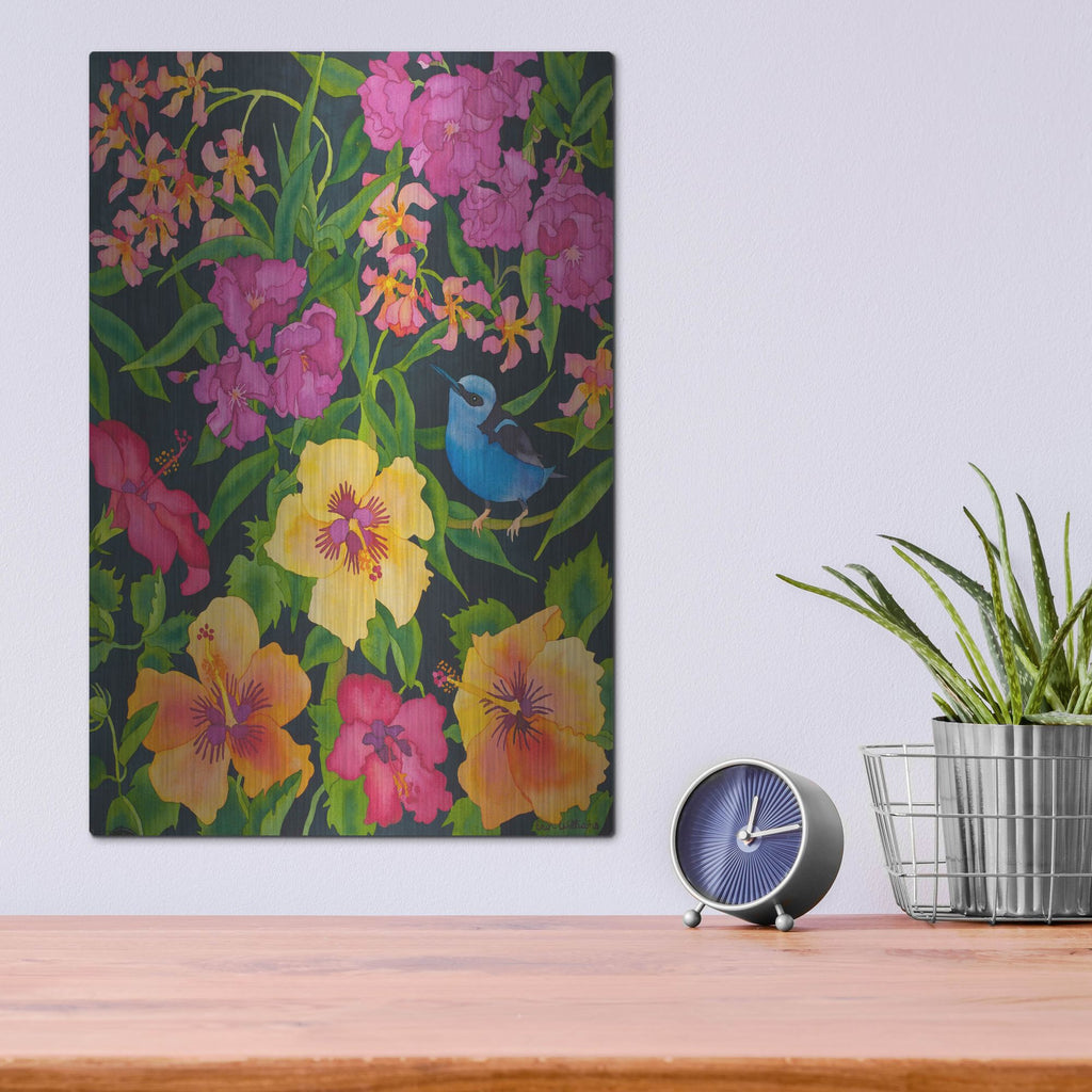 Luxe Metal Art 'Starlight Magic' by Carissa Luminess, Metal Wall Art,12x16