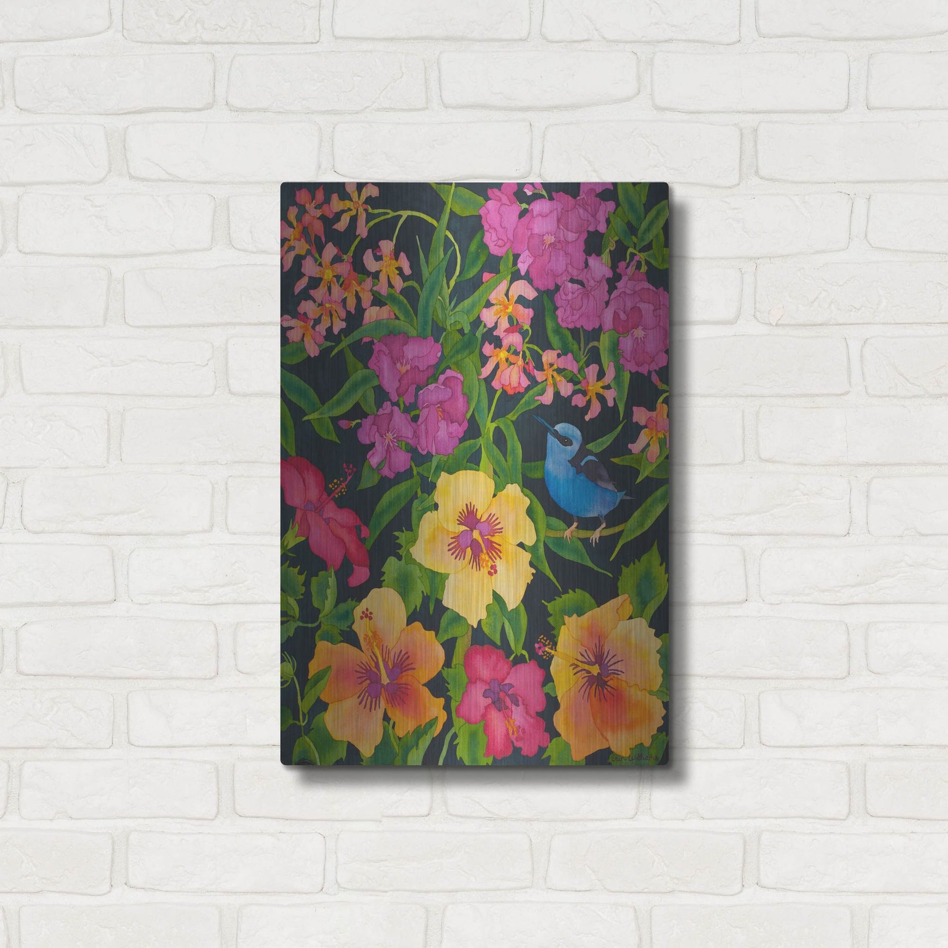 Luxe Metal Art 'Starlight Magic' by Carissa Luminess, Metal Wall Art,16x24