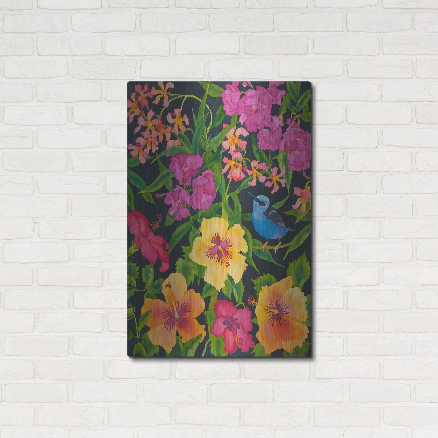 Luxe Metal Art 'Starlight Magic' by Carissa Luminess, Metal Wall Art,24x36