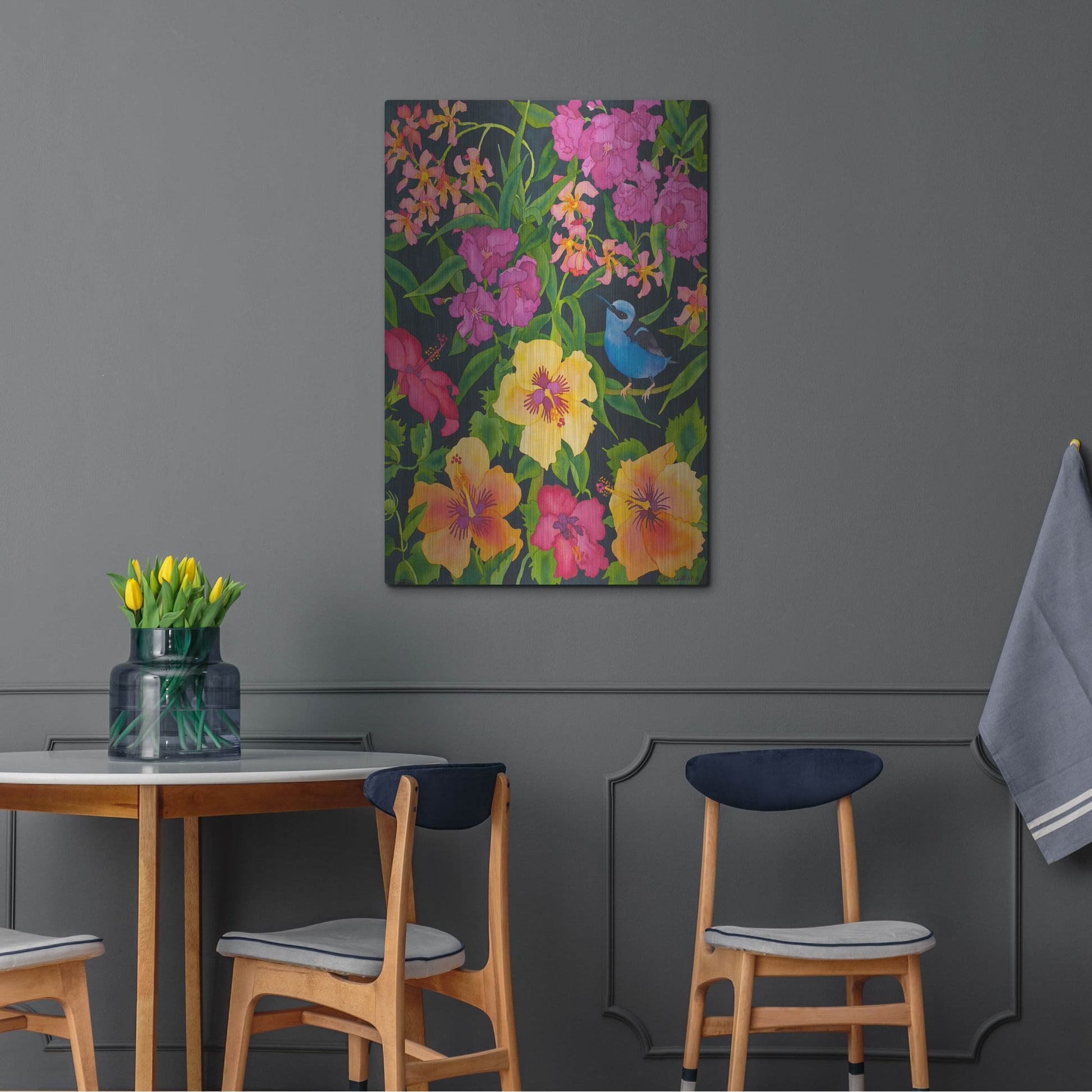 Luxe Metal Art 'Starlight Magic' by Carissa Luminess, Metal Wall Art,24x36