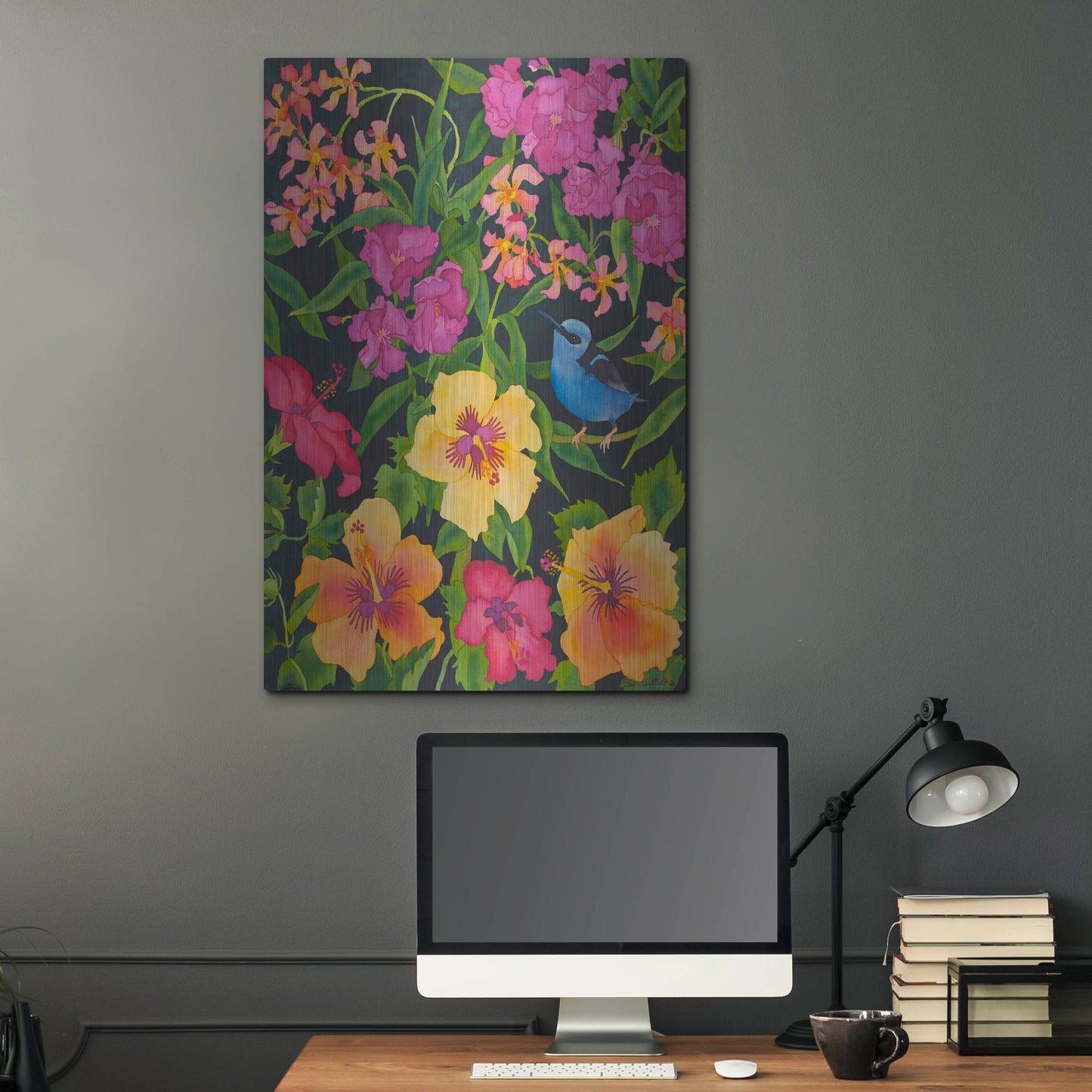 Luxe Metal Art 'Starlight Magic' by Carissa Luminess, Metal Wall Art,24x36