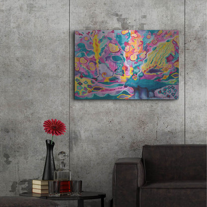 Luxe Metal Art 'Wellspring' by Carissa Luminess, Metal Wall Art,36x24