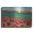 Luxe Metal Art 'Magical Poppy Field' by Carissa Luminess, Metal Wall Art