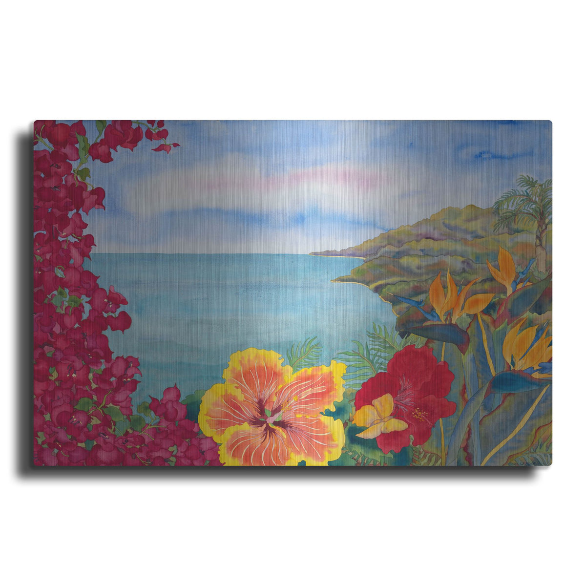 Luxe Metal Art 'This Good Earth' by Carissa Luminess, Metal Wall Art