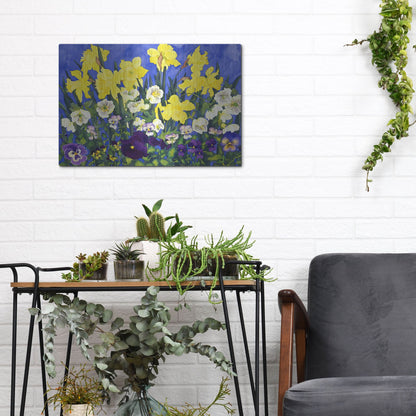 Luxe Metal Art 'Fertile Rising' by Carissa Luminess, Metal Wall Art,16x12