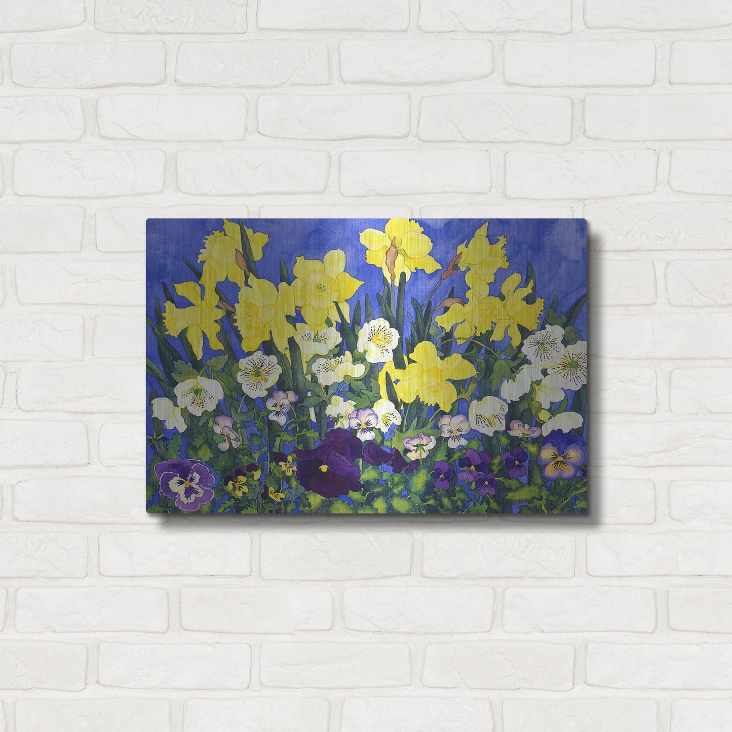 Luxe Metal Art 'Fertile Rising' by Carissa Luminess, Metal Wall Art,24x16