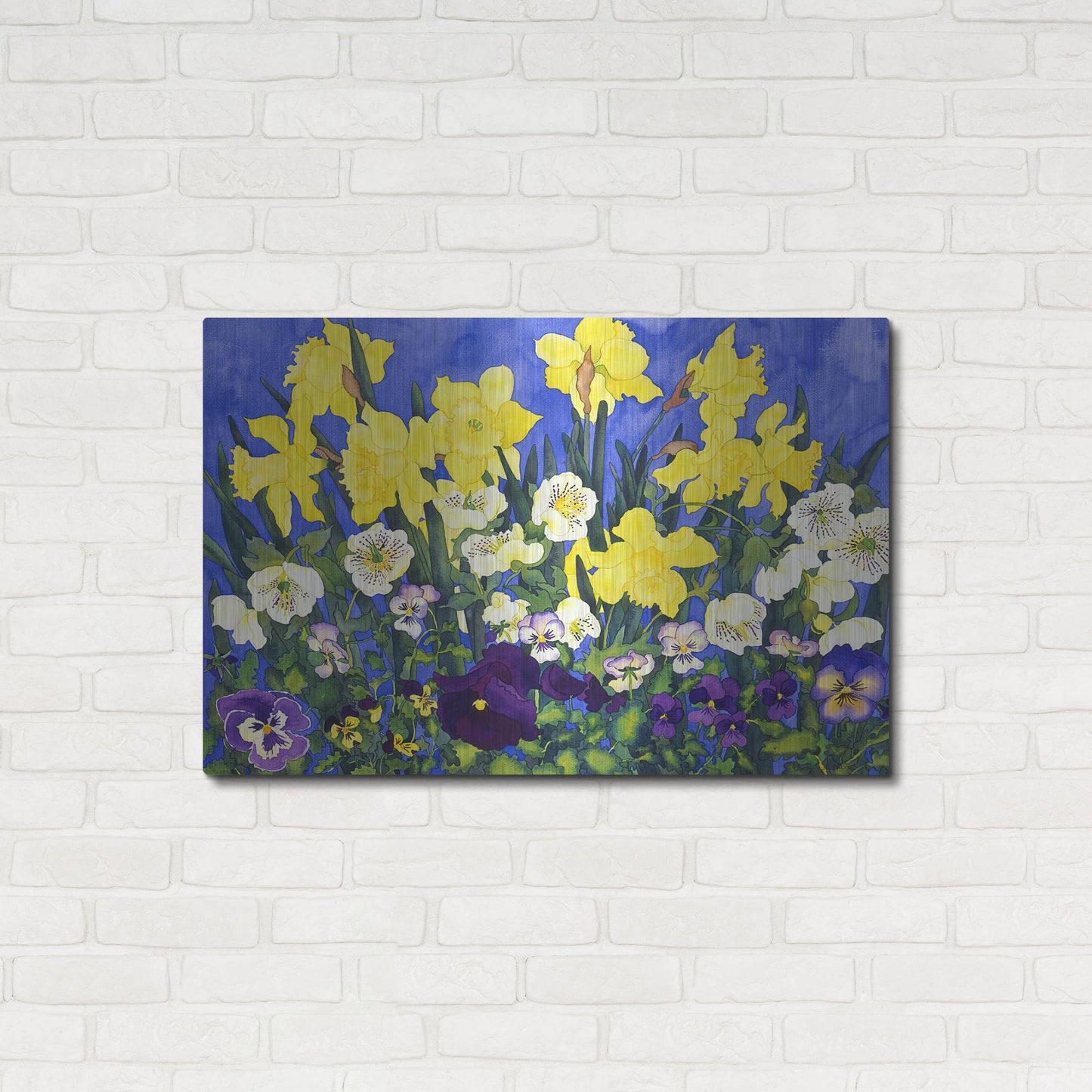 Luxe Metal Art 'Fertile Rising' by Carissa Luminess, Metal Wall Art,36x24