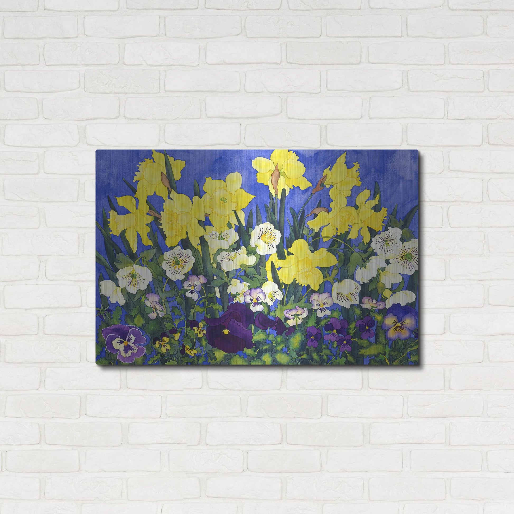 Luxe Metal Art 'Fertile Rising' by Carissa Luminess, Metal Wall Art,36x24