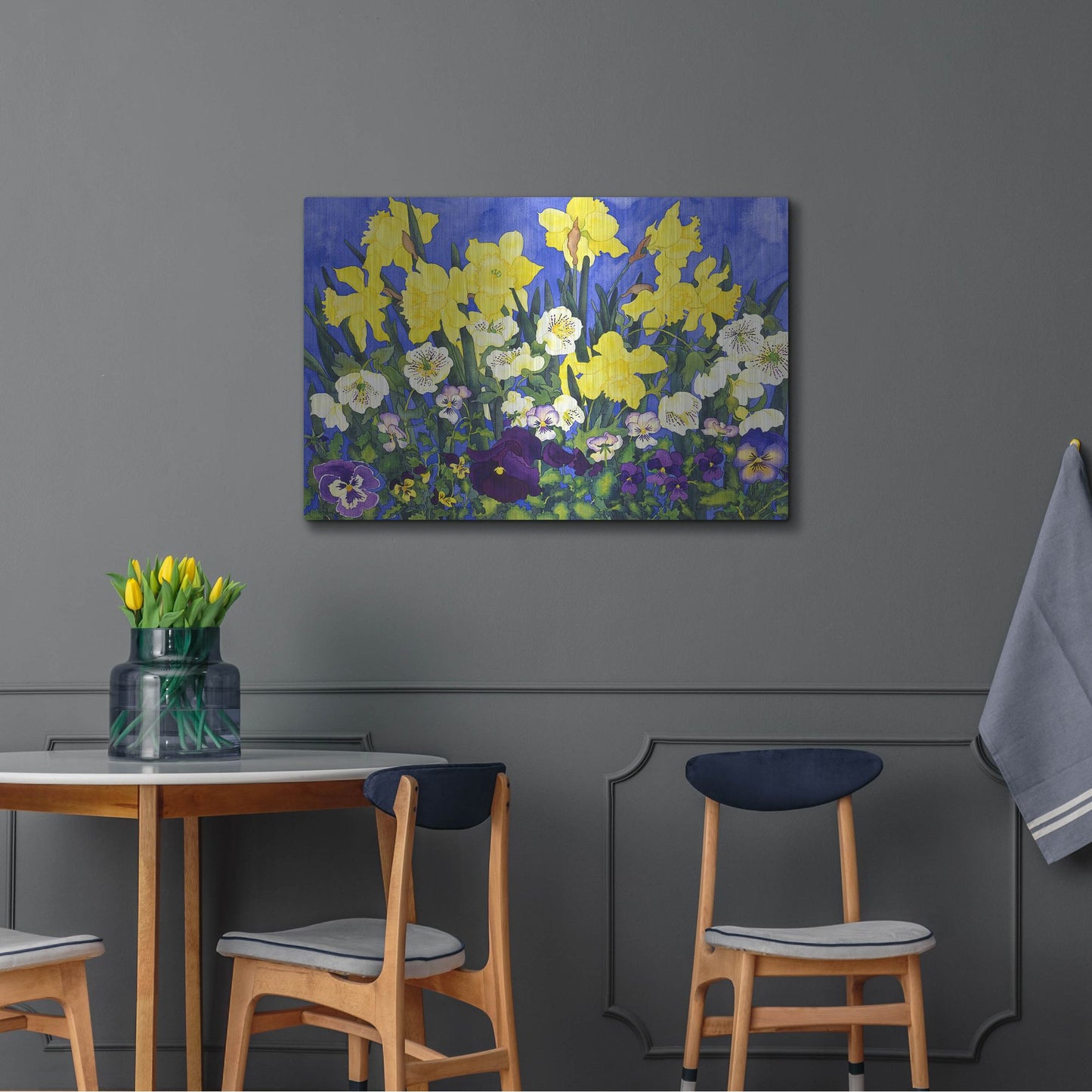 Luxe Metal Art 'Fertile Rising' by Carissa Luminess, Metal Wall Art,36x24