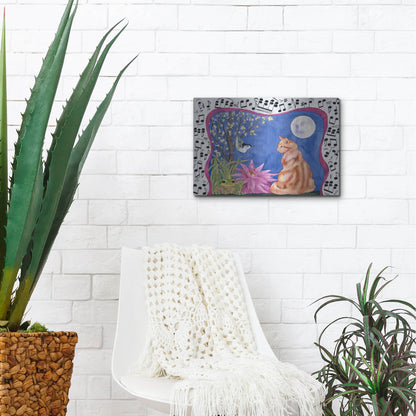 Luxe Metal Art 'Serenade' by Carissa Luminess, Metal Wall Art,16x12