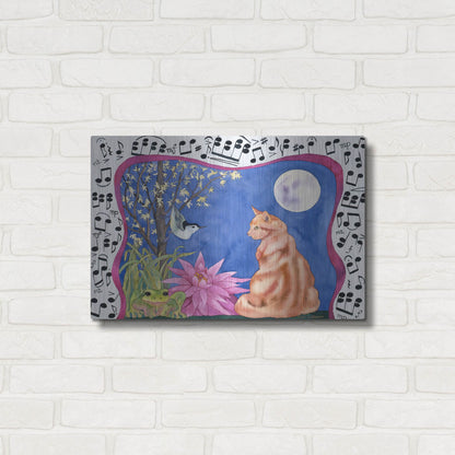 Luxe Metal Art 'Serenade' by Carissa Luminess, Metal Wall Art,24x16