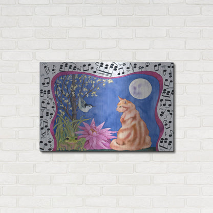 Luxe Metal Art 'Serenade' by Carissa Luminess, Metal Wall Art,36x24