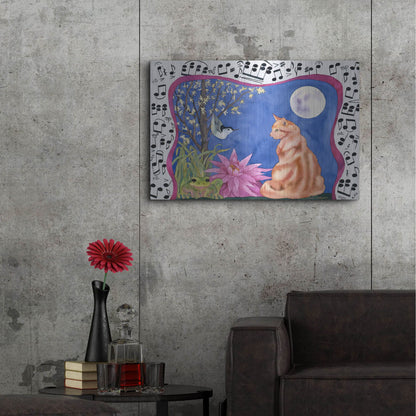 Luxe Metal Art 'Serenade' by Carissa Luminess, Metal Wall Art,36x24