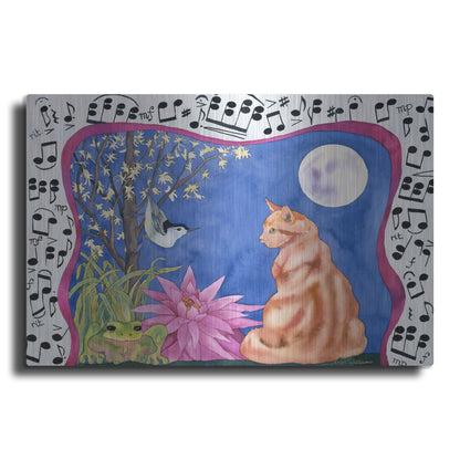 Luxe Metal Art 'Serenade' by Carissa Luminess, Metal Wall Art