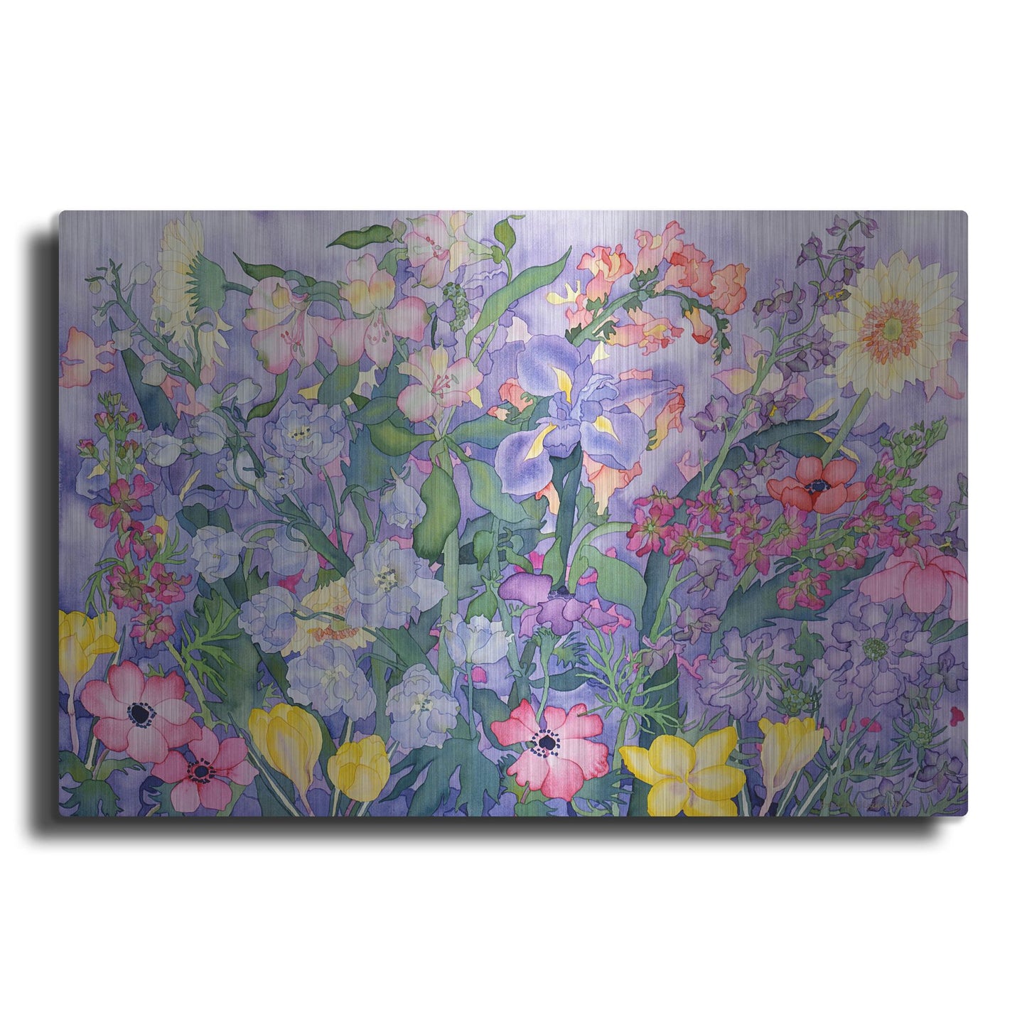 Luxe Metal Art 'Soft Spring' by Carissa Luminess, Metal Wall Art