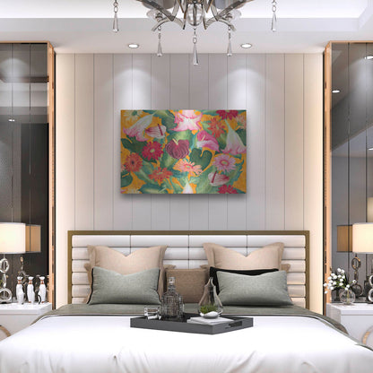 Luxe Metal Art 'Heavenly Divine- Lead Pattern' by Carissa Luminess, Metal Wall Art,36x24